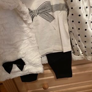 Little me black and white outfit